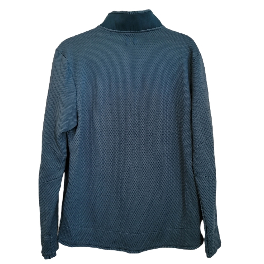 Under Armour Golf Henley Pullover XL Blue Loose Long Sleeve - Picture 4 of 6